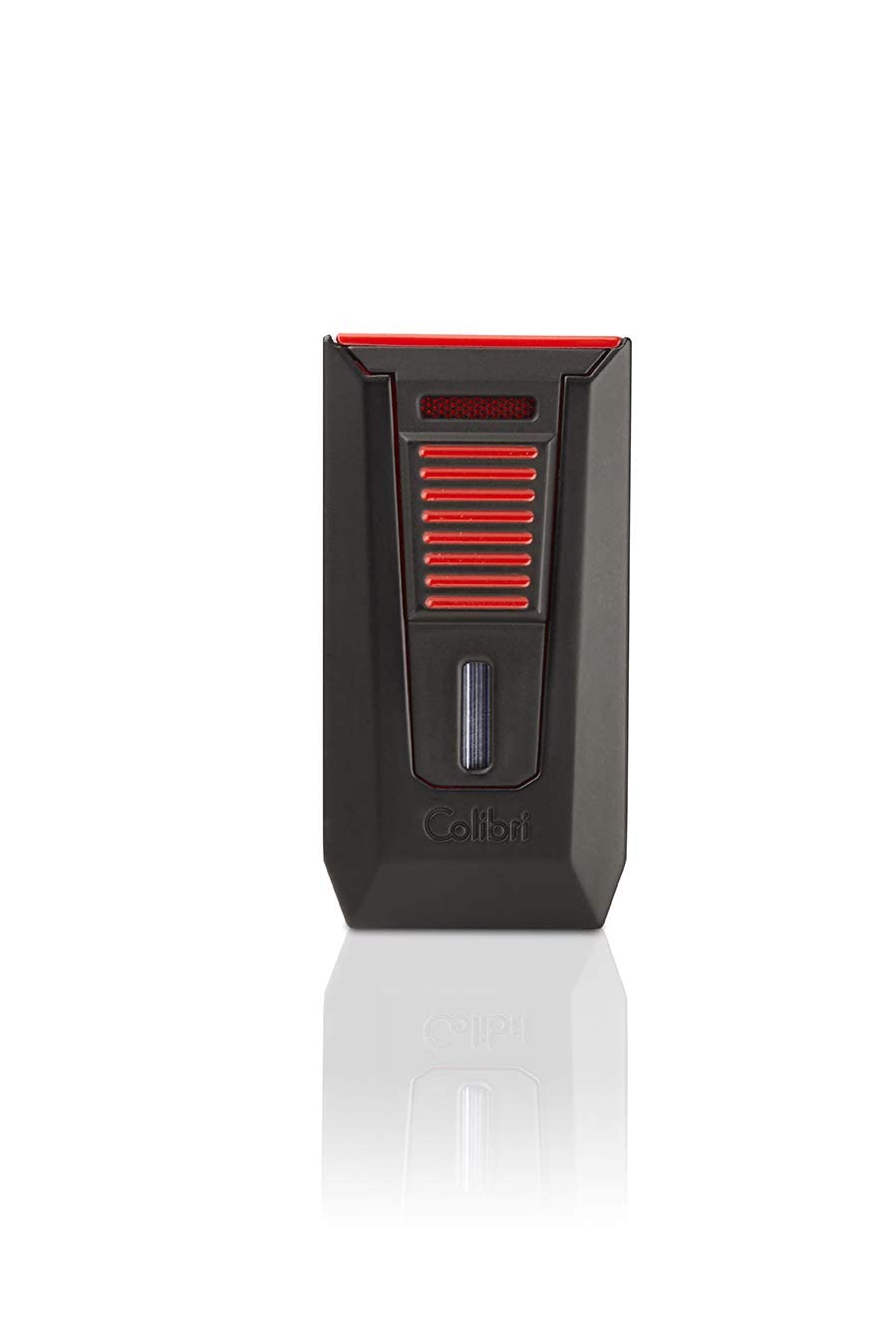Colibri Slide Double-Jet Lighter, Black + Green
