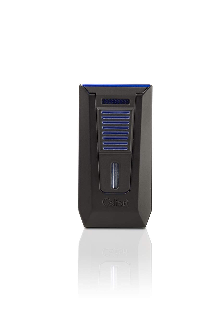 Colibri Slide Double-Jet Lighter, Black + Green
