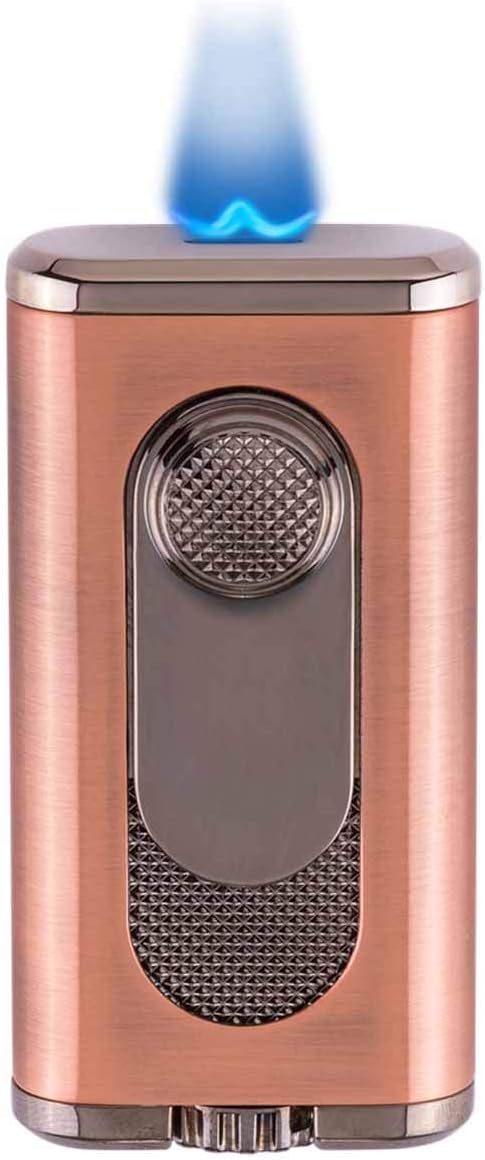 Xikar Verano Flat Flame Cigar Lighter, Attractive Gift Box, Elegant Metal Construction, Gunmetal