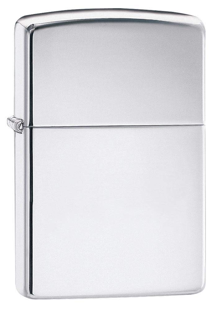 Zippo Classic Brushed Chrome Pocket Lighter - Windproof & Refillable Flip-Top Metal Lighter - Everyday Use Pocket Lighters - Luxury Lighters Made in USA