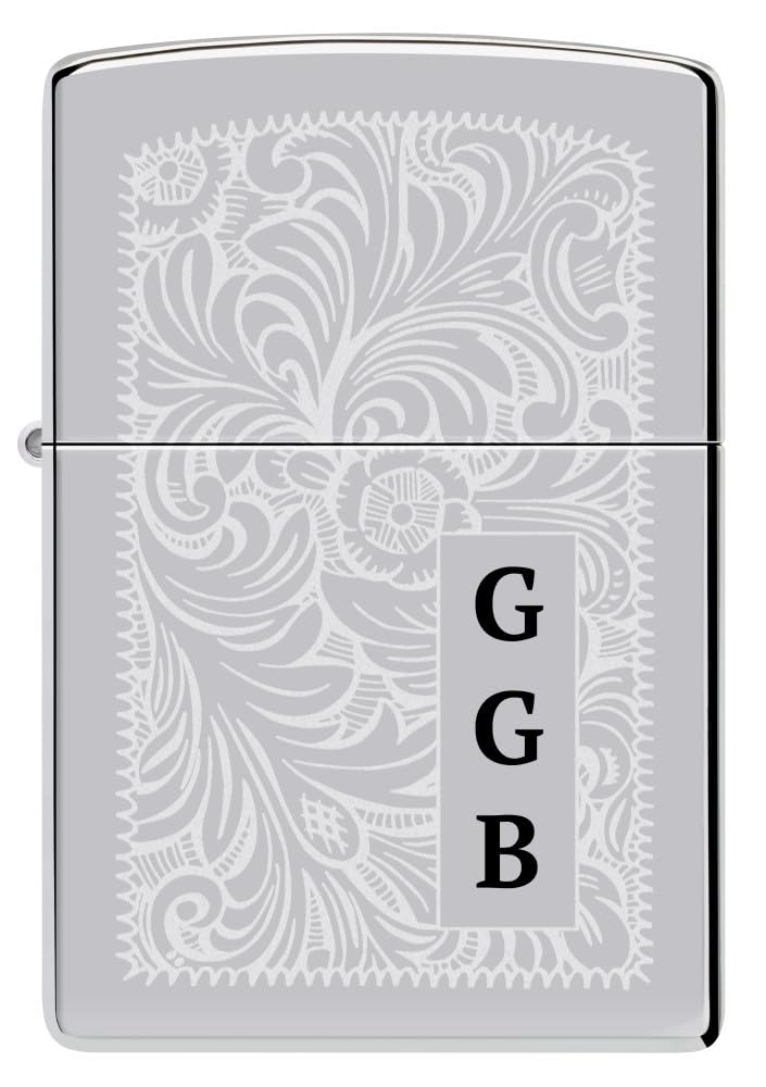 Zippo Classic Brushed Chrome Pocket Lighter - Windproof & Refillable Flip-Top Metal Lighter - Everyday Use Pocket Lighters - Luxury Lighters Made in USA