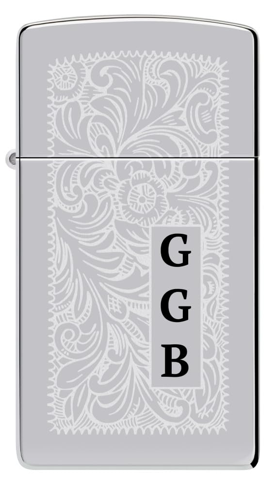 Zippo Classic Brushed Chrome Pocket Lighter - Windproof & Refillable Flip-Top Metal Lighter - Everyday Use Pocket Lighters - Luxury Lighters Made in USA