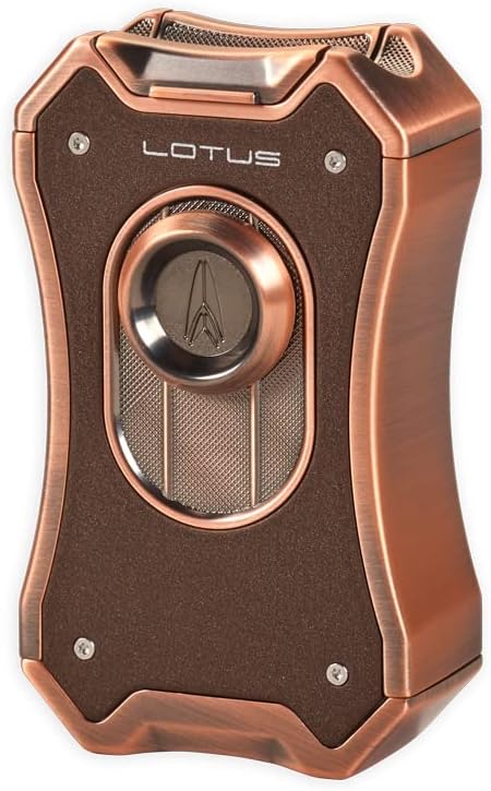 Lotus Emperor Quad Flame Table Top Lighter (Copper)