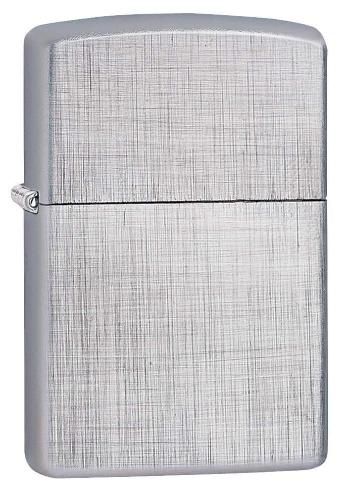 Zippo Classic Brushed Chrome Pocket Lighter - Windproof & Refillable Flip-Top Metal Lighter - Everyday Use Pocket Lighters - Luxury Lighters Made in USA