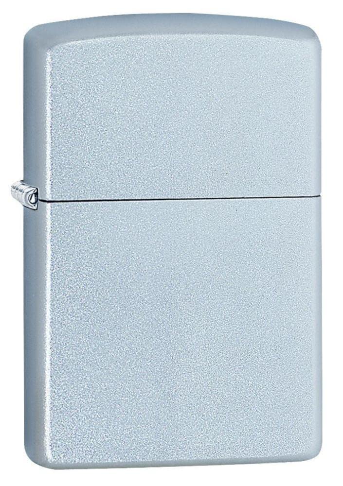 Zippo Classic Brushed Chrome Pocket Lighter - Windproof & Refillable Flip-Top Metal Lighter - Everyday Use Pocket Lighters - Luxury Lighters Made in USA