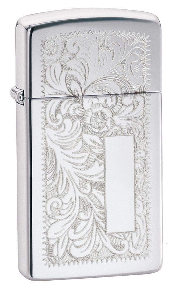 Zippo Classic Brushed Chrome Pocket Lighter - Windproof & Refillable Flip-Top Metal Lighter - Everyday Use Pocket Lighters - Luxury Lighters Made in USA