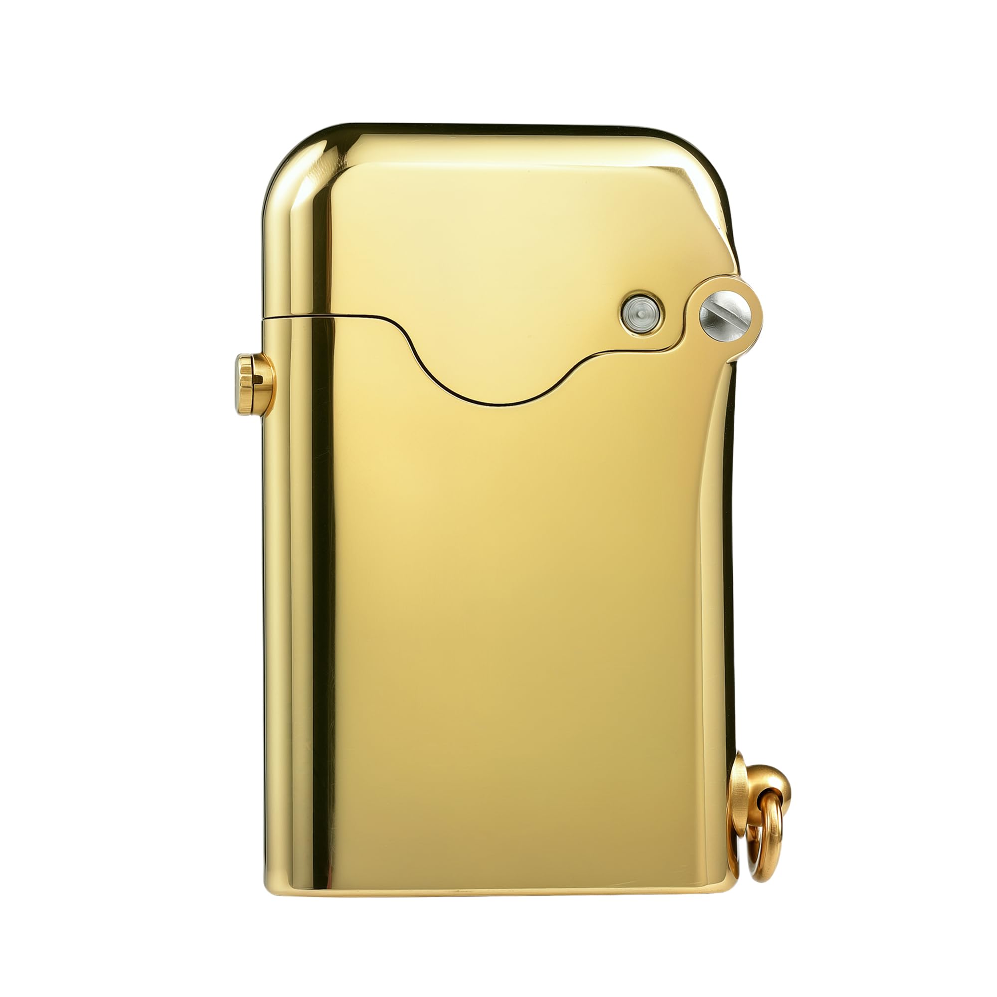 Classic Retro Refillable Brass Kerosene Lighter,Collectible,Soft-Flame,Automatic Ignition,Safety Lock,Electroplated Chrome Color,Engraving,Gift Box,Men's Gift,Thorens Gen 3-Single Claw Diamond Grid