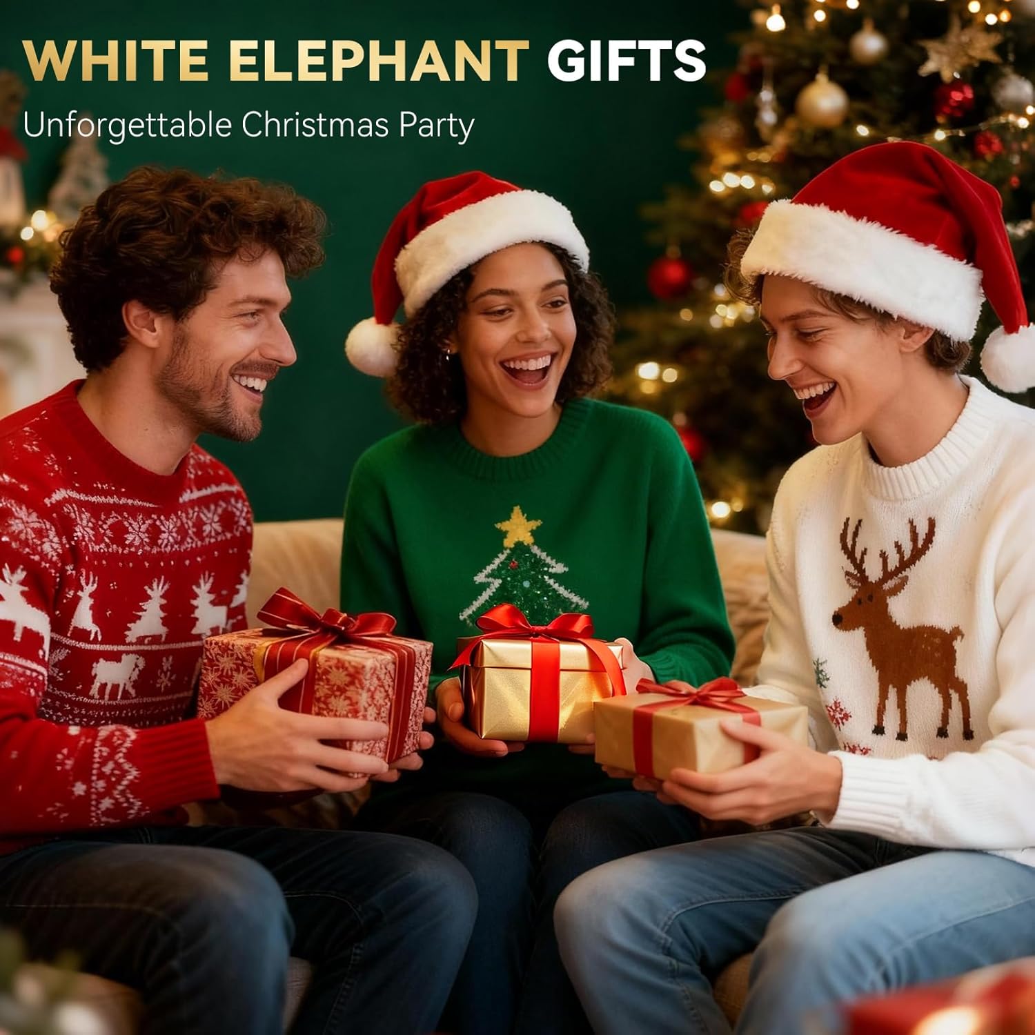 Coquimbo Christmas Stocking Stuffers White Elephant Gifts for Adults Men Him, Electric Lighter USB Rechargeable Windproof Flameless Dual Arc Plasma Lighter for Candle Fireplace (Black)