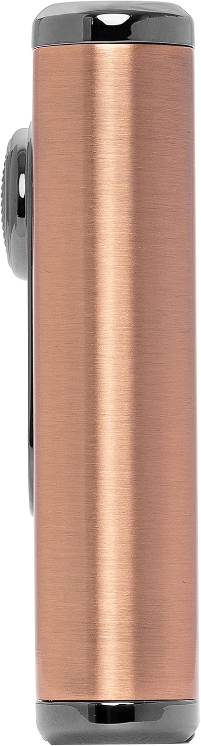 Xikar Verano Flat Flame Cigar Lighter, Attractive Gift Box, Elegant Metal Construction, Vintage Bronze