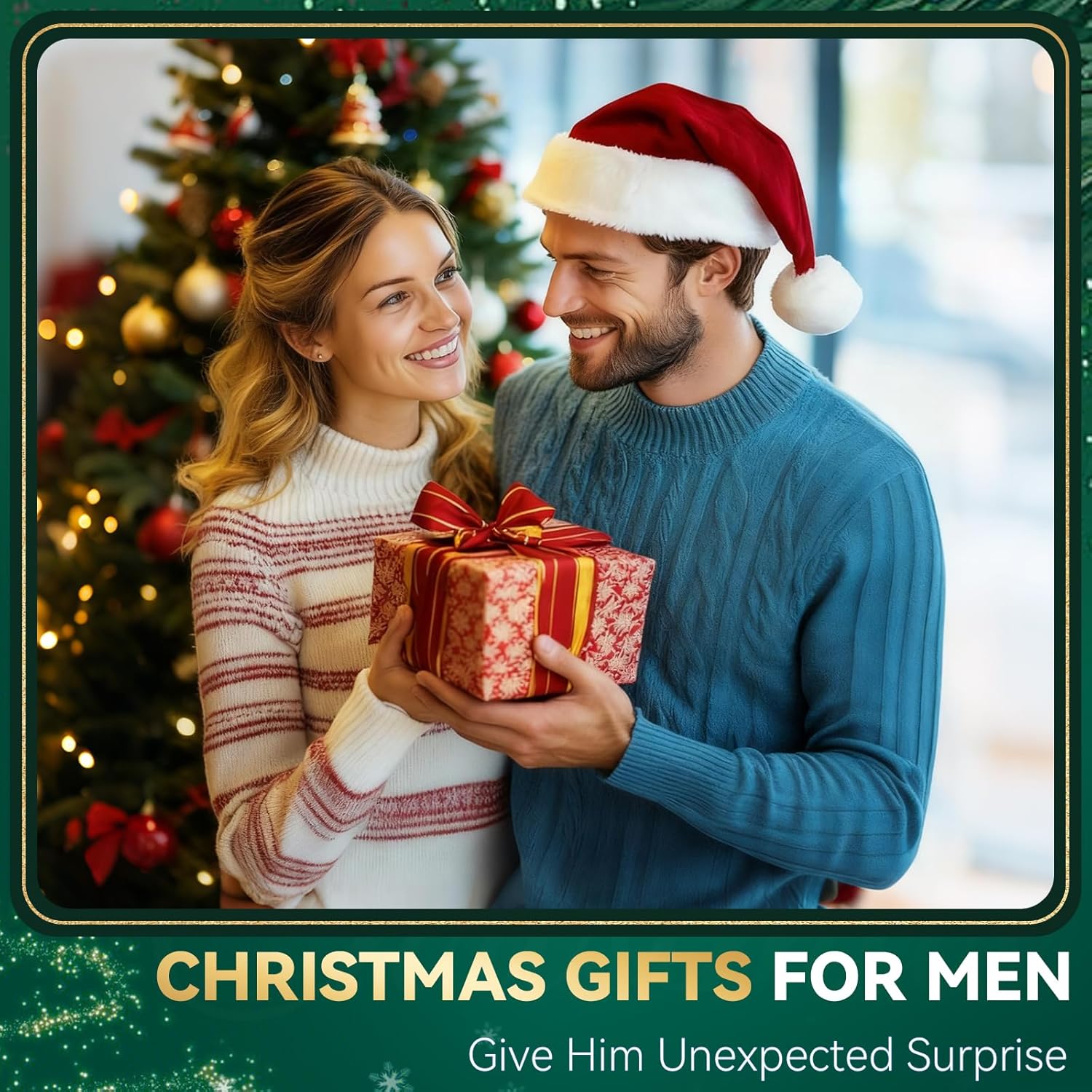 Coquimbo Christmas Stocking Stuffers White Elephant Gifts for Adults Men Him, Electric Lighter USB Rechargeable Windproof Flameless Dual Arc Plasma Lighter for Candle Fireplace (Black)