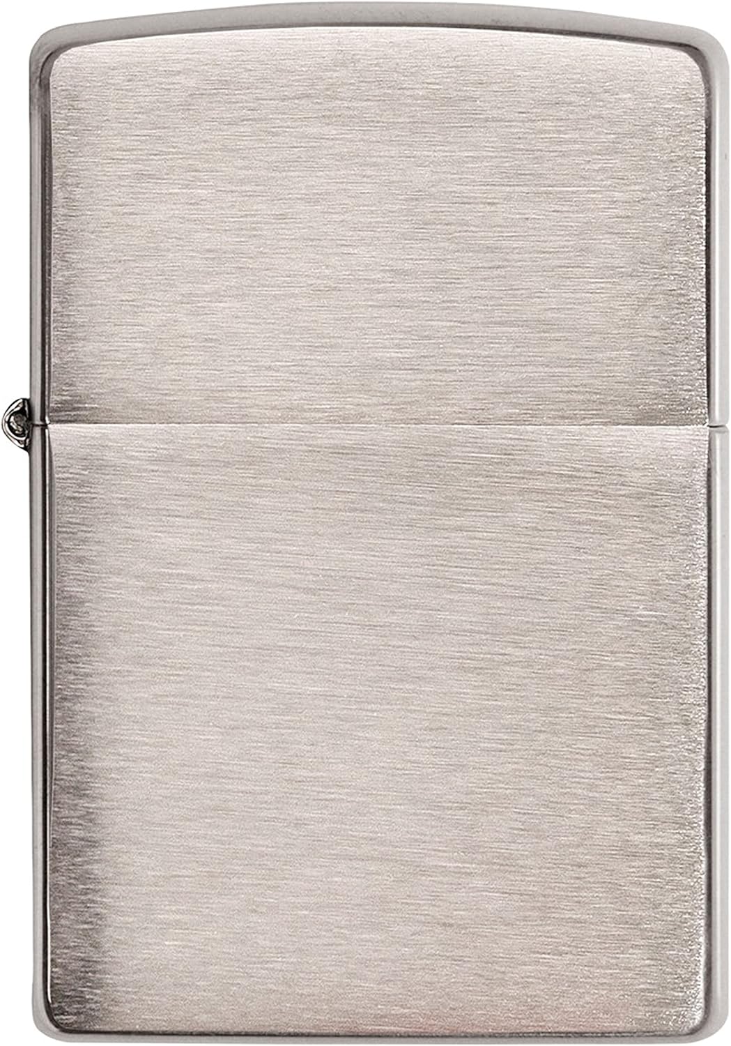Zippo Classic Brushed Chrome Pocket Lighter - Windproof & Refillable Flip-Top Metal Lighter - Everyday Use Pocket Lighters - Luxury Lighters Made in USA